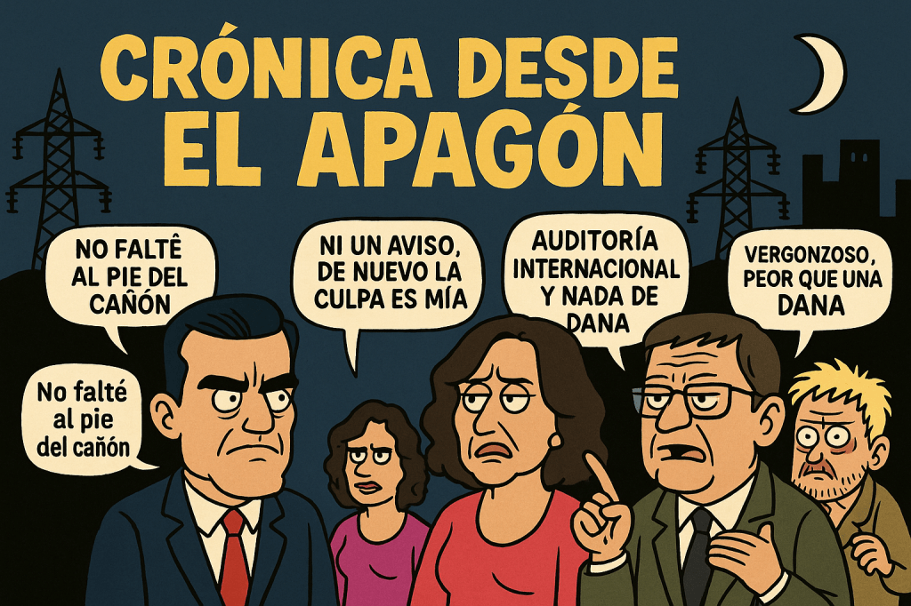 Crónica desde el apagón: «Luces fuera, relato&nbsp;encendido»